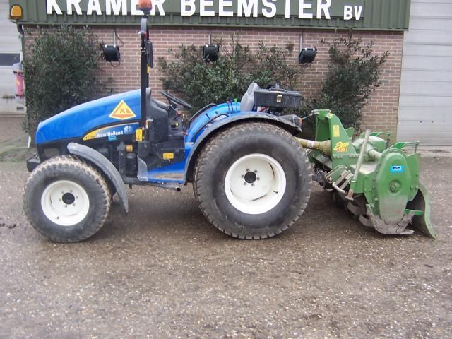 Tractor + grondfrees Nh tce 1.6m breed+celli frais